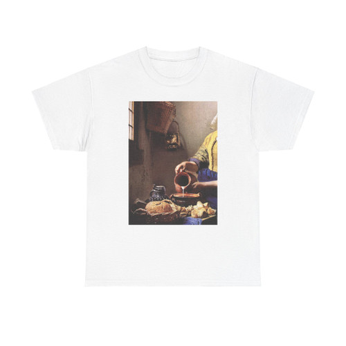 VERMEER, Johannes - The Milkmaid (detail)2 (Artwork) T-Shirt