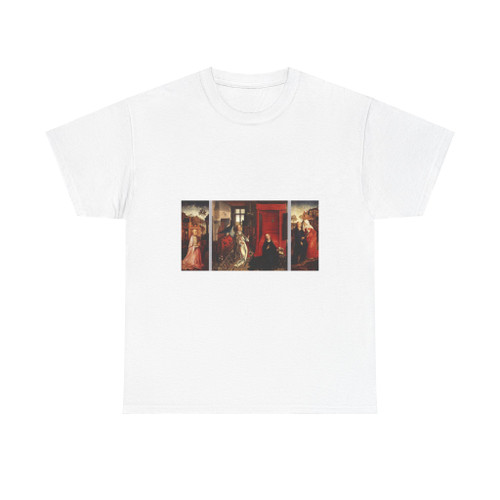 WEYDEN, Rogier van der - Annunciation Triptych (Artwork) T-Shirt