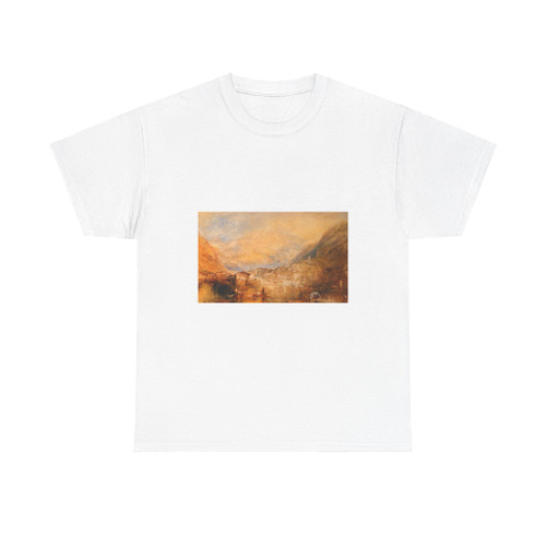 TURNER, Joseph Mallord William - Brunnen from the Lake of Lucerne (Artwork) T-Shirt
