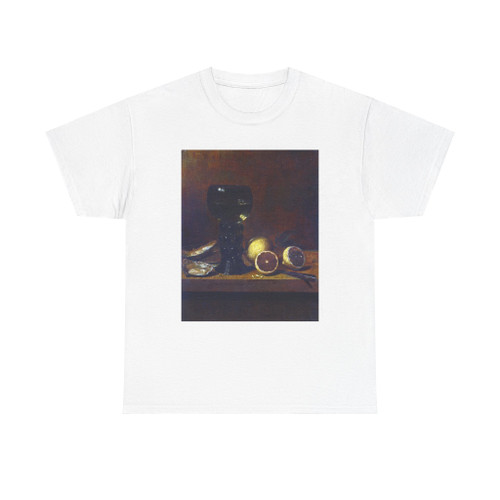VELDE, Jan van de, I - Still Life - A Goblet of Wine, Oysters and Lemons (Artwork) T-Shirt