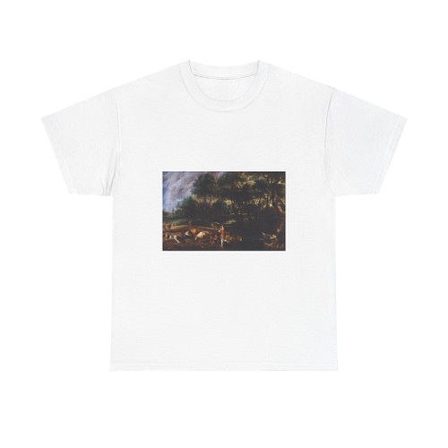 RUBENS, Peter Paul - Landscape with Cows and Wildfowlers (Artwork) T-Shirt