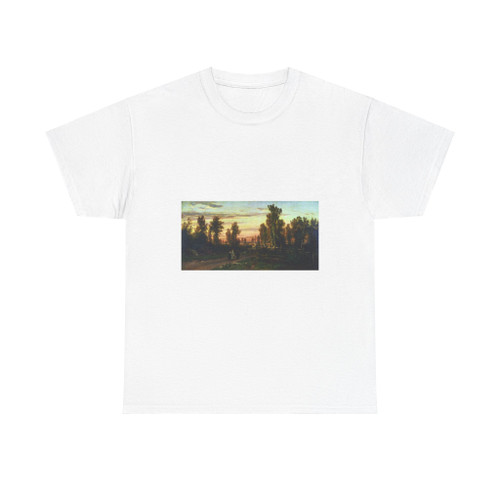 SHISKIN, Ivan Ivanovich - Evening 1871 (Artwork) T-Shirt