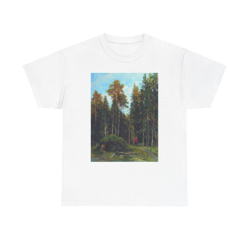 SHISKIN, Ivan Ivanovich - Evening 1892 (Artwork) T-Shirt