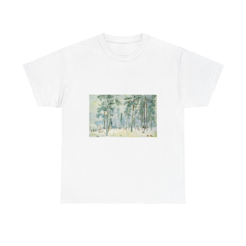 SHISKIN, Ivan Ivanovich - Forest of frost. 1890 (Artwork) T-Shirt
