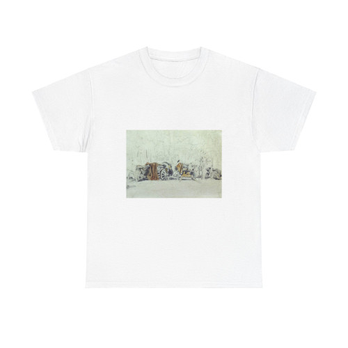 SHISKIN, Ivan Ivanovich - Landscape with carts (Artwork) T-Shirt