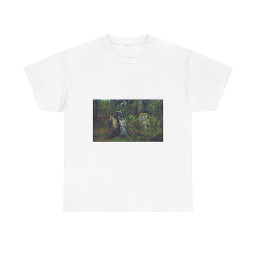 SHISKIN, Ivan Ivanovich - Landscape with the stump in 1892 (Artwork) T-Shirt