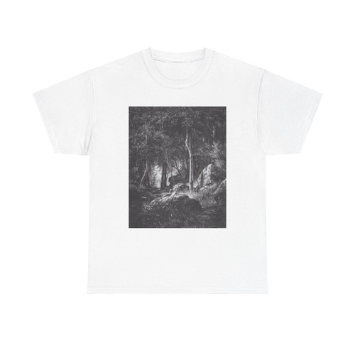 SHISKIN, Ivan Ivanovich - On the edge of a birch grove. Valaam Island (Artwork) T-Shirt