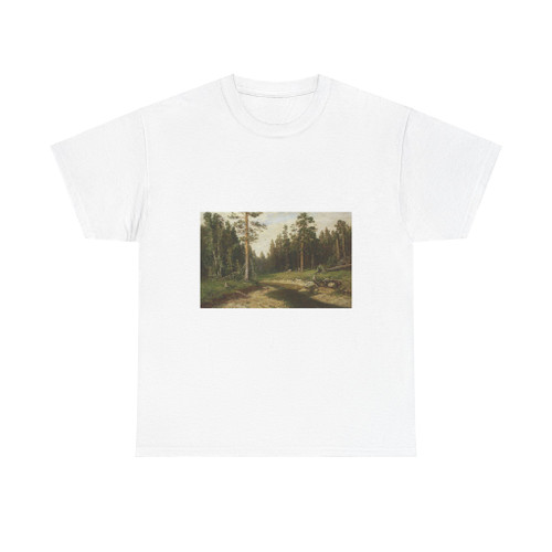 SHISKIN, Ivan Ivanovich - Ship forest. 1891 (Artwork) T-Shirt