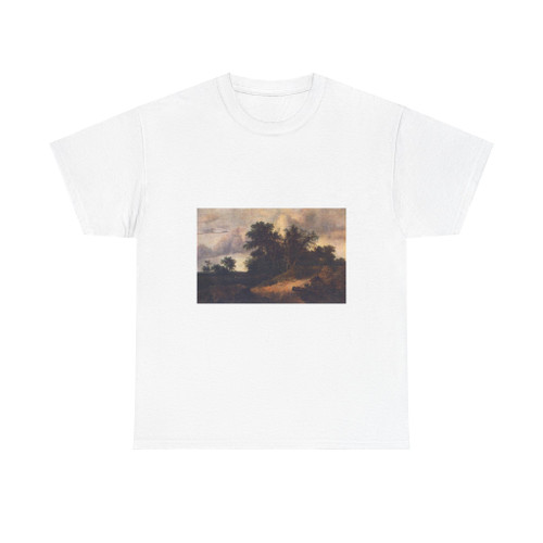 RUISDAEL, Jacob Isaackszon van - Landscape with a House in the Grove (Artwork) T-Shirt