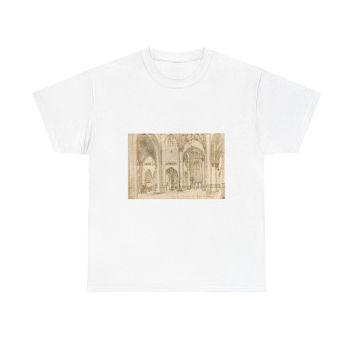 SAENREDAM, Pieter Jansz - Interior of St Bavo's Church in Haarlem (Artwork) T-Shirt