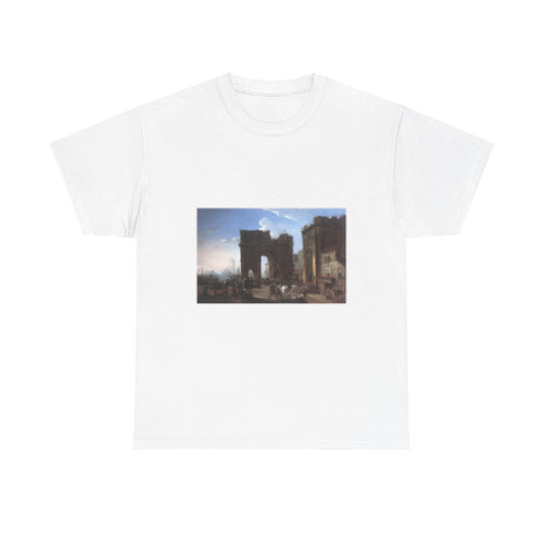 SALUCCI, Alessandro - Harbour View with Triumphal Arch (Artwork) T-Shirt