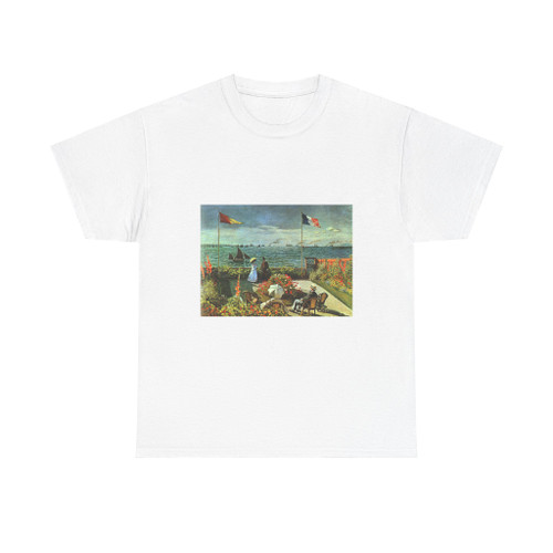 MONET, Claude - TERRACE AT ST. ADRESSE (Artwork) T-Shirt