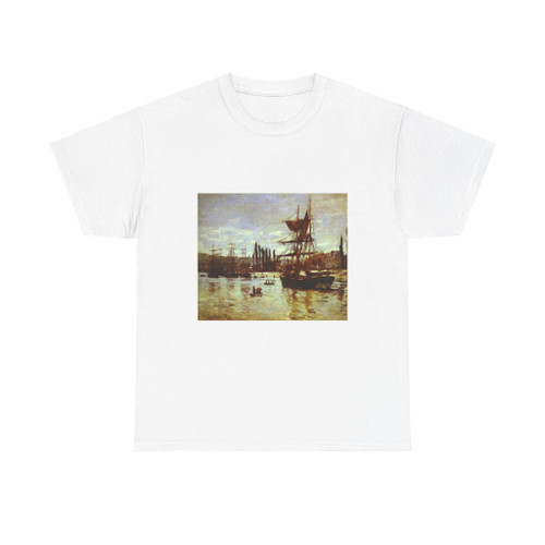 MONET, Claude - Ships at Rouen (Artwork) T-Shirt