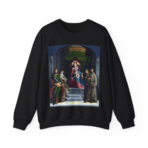 GAROFALO - The Madonna and Child enthroned with Saints (Artwork) Crewneck Sweatshirt