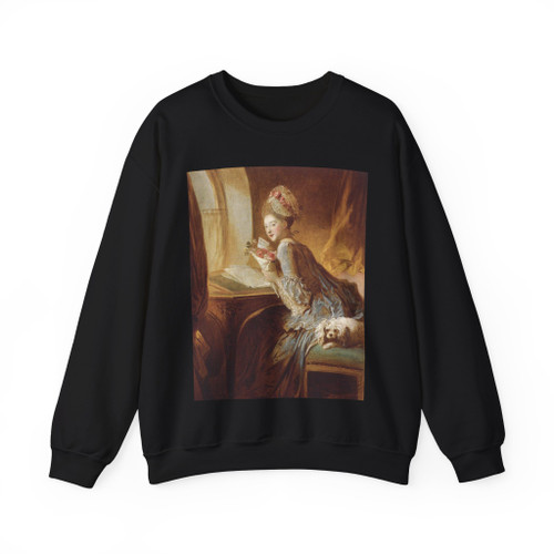FRAGONARD, Jean-Honore - The Love Letter (Artwork) Crewneck Sweatshirt
