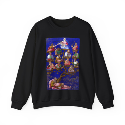 GENGA, Girolamo - A Jesse-Tree (Artwork) Crewneck Sweatshirt