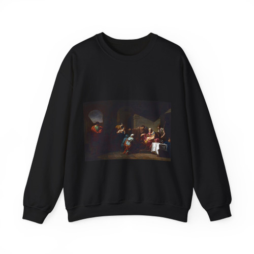 PEYRON, Jean-Francois-Pierre - Belisarius receiving Hospitality from a Peasant (Artwork) Crewneck Sweatshirt
