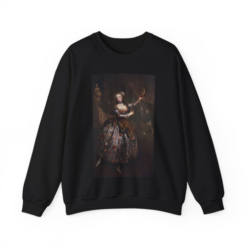 PESNE, Antoine - The Dancer Barbara Campanini (Artwork) Crewneck Sweatshirt