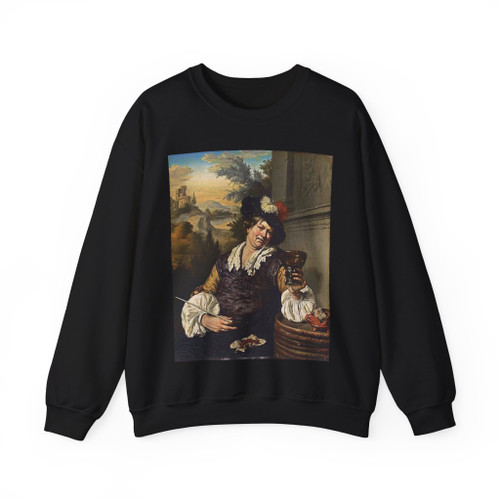 MIERIS, Willem van - A Seated Man (Artwork) Crewneck Sweatshirt