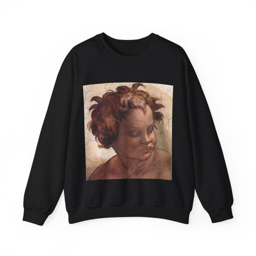 MICHELANGELO, Buonarroti - Joel (detail)2 (Artwork) Crewneck Sweatshirt