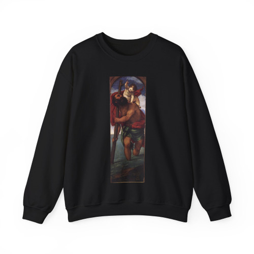 LOTTO, Lorenzo -1531--St Christopher (Artwork) Crewneck Sweatshirt