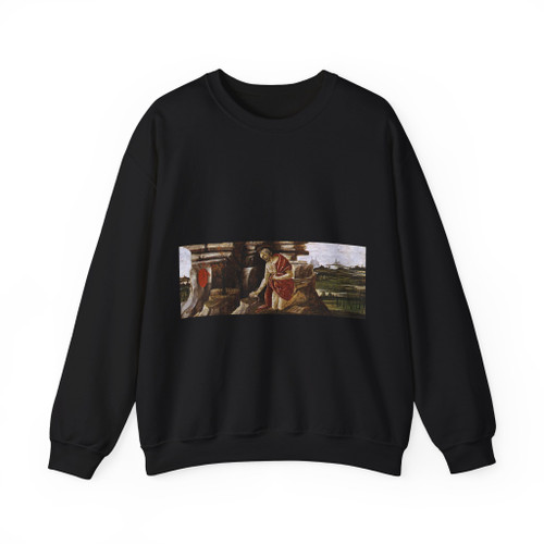 BOTTICELLI, Sandro - St Jerome in Penitence (Artwork) Crewneck Sweatshirt