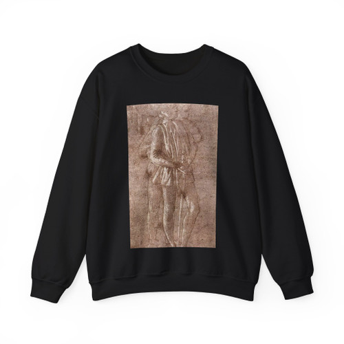 BOTTICELLI, Sandro - Study of two standing figures (Artwork) Crewneck Sweatshirt