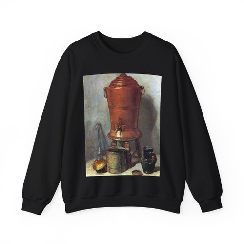 CHARDIN, Jean-Baptiste-Simeon - The Copper Drinking Fountain (Artwork) Crewneck Sweatshirt