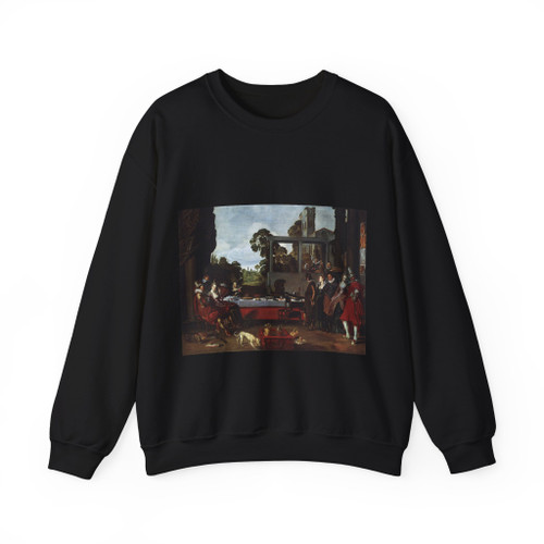 BUYTEWECH, Willem Pietersz - Banquet in the Open Air (Artwork) Crewneck Sweatshirt