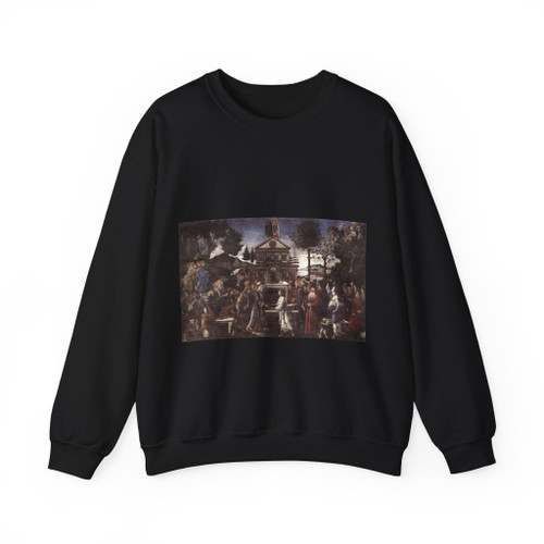 BOTTICELLI, Sandro - The Temptation of Christ (Artwork) Crewneck Sweatshirt