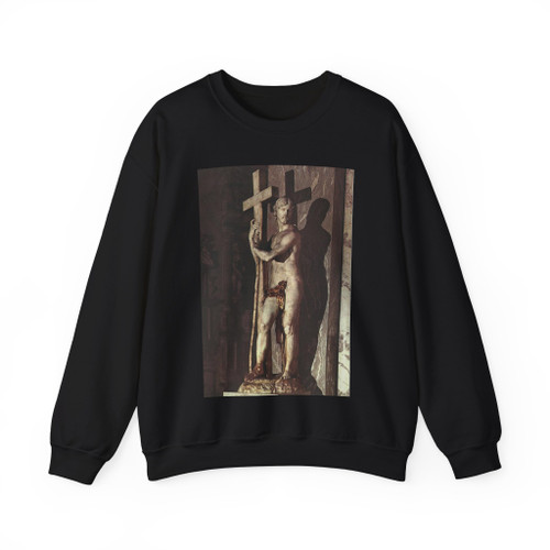 MICHELANGELO, Buonarroti - Christ Carrying the Cross2 (Artwork) Crewneck Sweatshirt