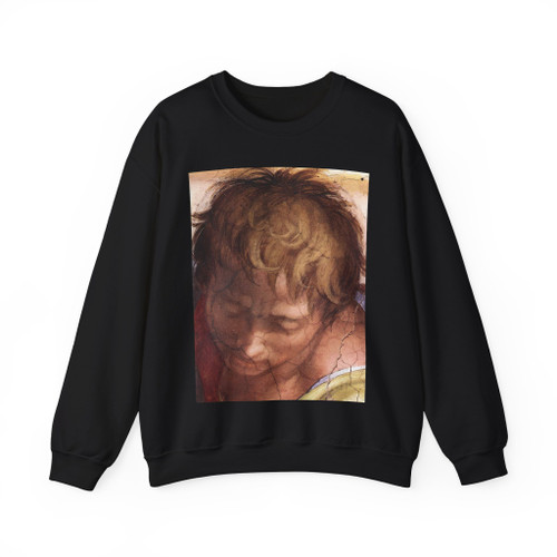 MICHELANGELO, Buonarroti - David and Goliath (detail)2 (Artwork) Crewneck Sweatshirt