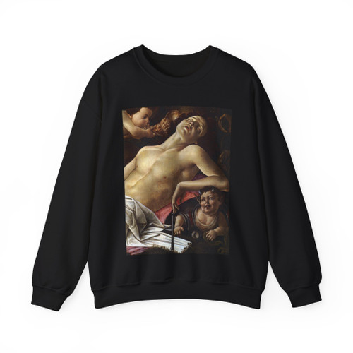 BOTTICELLI, Sandro - Venus and Mars (detail) (Artwork) Crewneck Sweatshirt