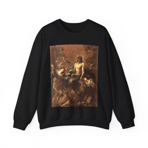 MAGNASCO, Alessandro - Christ Adored by Two Nuns (Artwork) Crewneck Sweatshirt