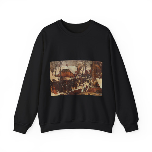 BRUEGEL, Pieter the Elder - The Adoration of the Kings in the Snow (Artwork) Crewneck Sweatshirt