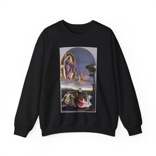 CATENA, Vincenzo - Santa Cristina Altarpiece (Artwork) Crewneck Sweatshirt