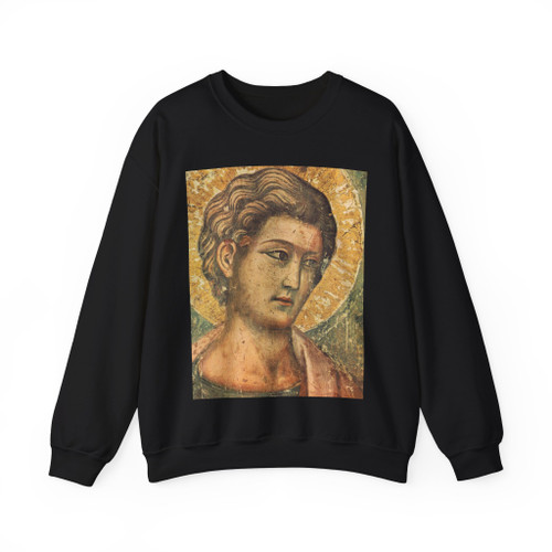 CAVALLINI, Pietro - The Last Judgement (detail)5 (Artwork) Crewneck Sweatshirt