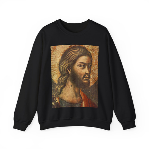 CAVALLINI, Pietro - The Last Judgement (detail)6 (Artwork) Crewneck Sweatshirt
