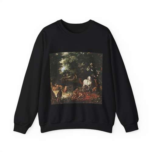 BRUEGHEL, Jan the Elder - 1 - The Original Sin (detail) (Artwork) Crewneck Sweatshirt