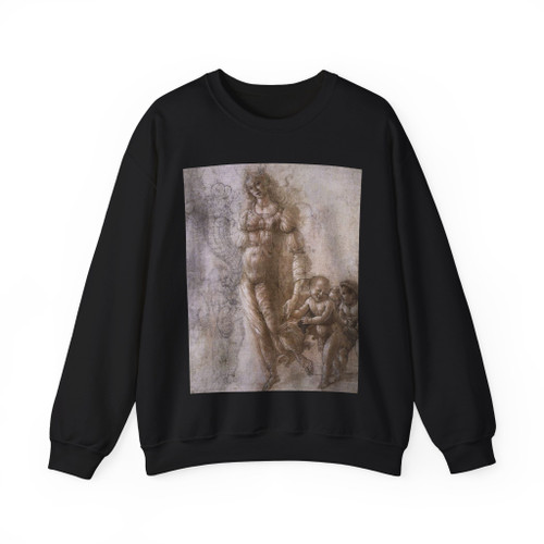 BOTTICELLI, Sandro - Allegory of Abundance (Artwork) Crewneck Sweatshirt