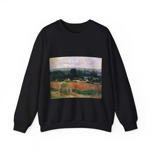 MONET, Claude - Haystack at Giverny (Artwork) Crewneck Sweatshirt