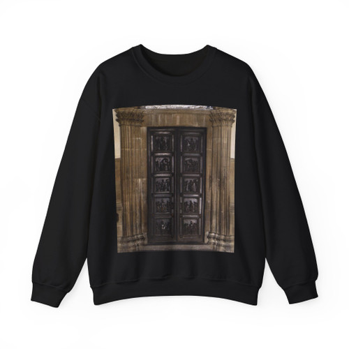 ROBBIA Luca della - North Sacristy Doors (Artwork) Crewneck Sweatshirt
