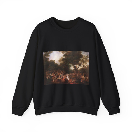 LANCRET, Nicolas - Fete in a Wood (Artwork) Crewneck Sweatshirt