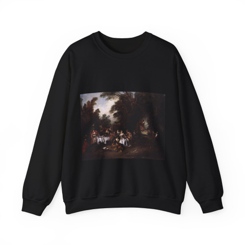 LANCRET, Nicolas - Le Repas Italien (Artwork) Crewneck Sweatshirt