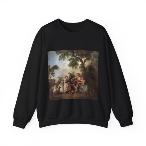 LANCRET, Nicolas - The Bird Cage (Artwork) Crewneck Sweatshirt