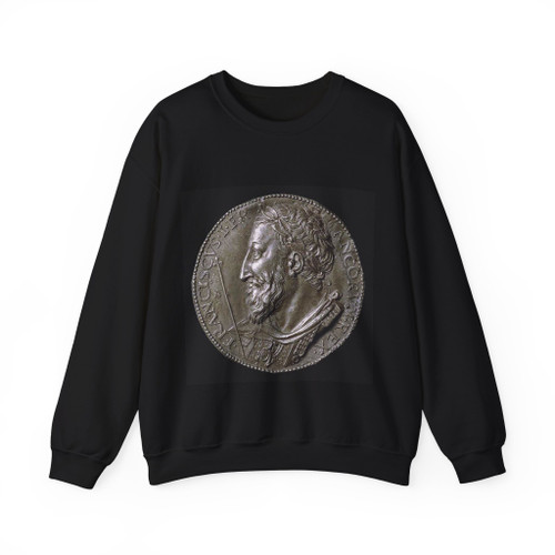 CELLINI, Benvenuto - Francis I, King of France (Artwork) Crewneck Sweatshirt