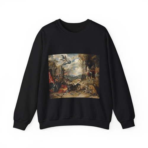 BRUEGHEL, Jan the Younger - Allegory of War (Artwork) Crewneck Sweatshirt