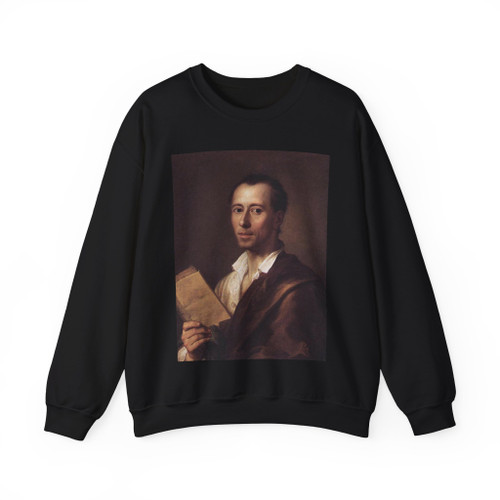 MENGS, Anton Raphael - Portrait of Johann Joachim Winckelman (Artwork) Crewneck Sweatshirt