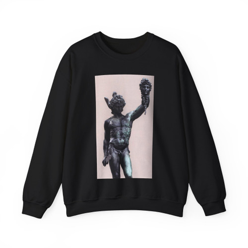 CELLINI, Benvenuto - Perseus (detail) (Artwork) Crewneck Sweatshirt