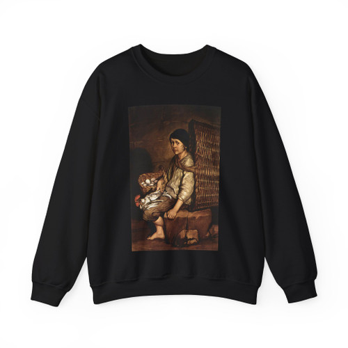 CERUTI, Giacomo - Boy with a Basket (Artwork) Crewneck Sweatshirt